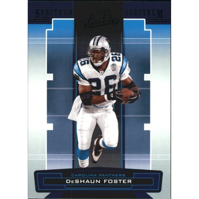 2005 Absolute Memorabilia Spectrum Black Retail #22 DeShaun Foster