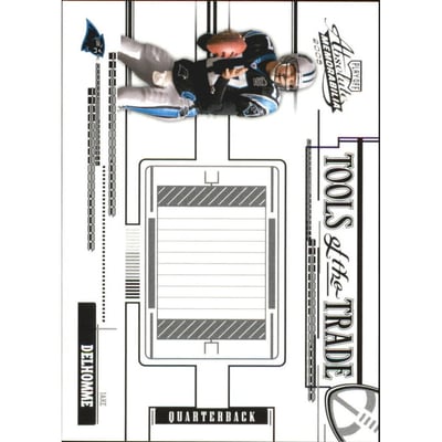 2005 Absolute Memorabilia Tools of the Trade Black #36 Jake Delhomme