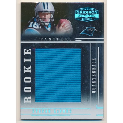 2005 Donruss Gridiron Gear Rookie Jerseys Jumbo Swatch Prime #138 Stefan LeFors