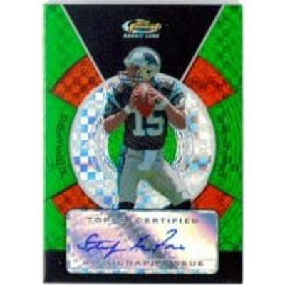 2005 Finest Green Xfractors #171 Stefan LeFors AU