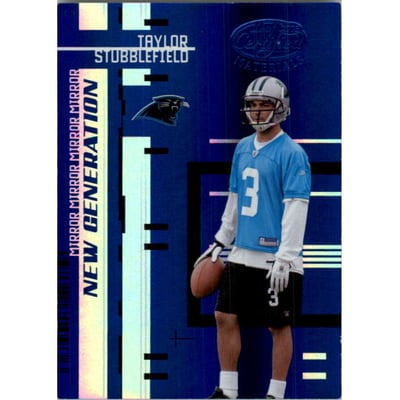 2005 Leaf Certified Materials Mirror Blue #200 Taylor Stubblefield