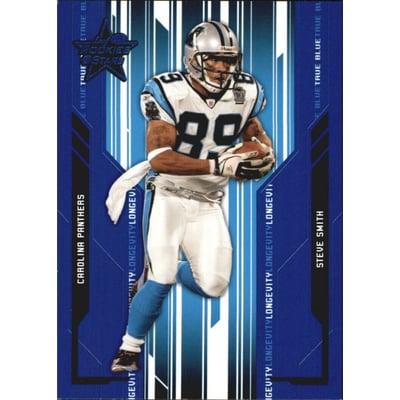 2005 Leaf Rookies and Stars Longevity True Blue Parallel #16 Steve Smith
