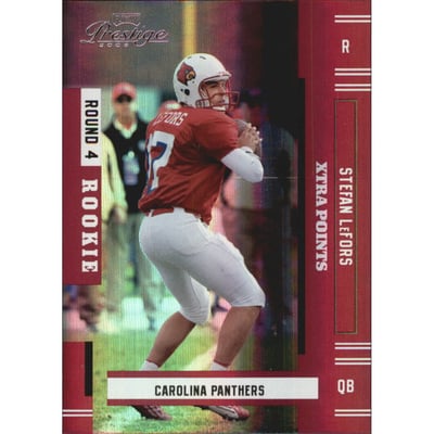 2005 Playoff Prestige Xtra Points Red #168 Stefan LeFors