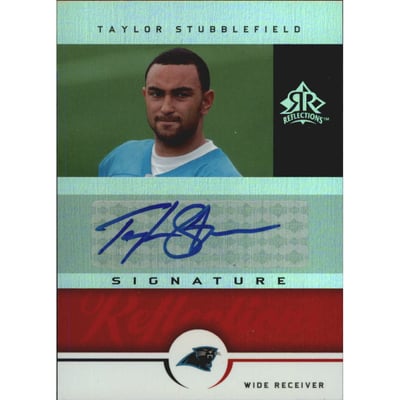 2005 Reflections Signature Reflections Red #SRTS Taylor Stubblefield