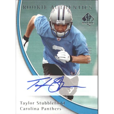 2005 SP Authentic #206 Taylor Stubblefield AU RC