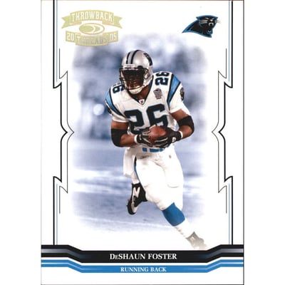 2005 Throwback Threads Gold Holofoil #19 DeShaun Foster