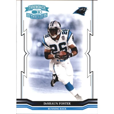 2005 Throwback Threads Platinum Holofoil #19 DeShaun Foster