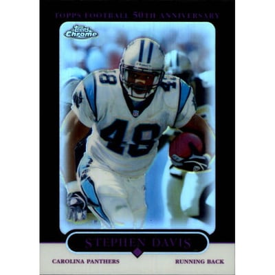 2005 Topps Chrome Black Refractors #30 Stephen Davis