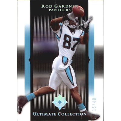 2005 Ultimate Collection Gold Holofoil #272 Rod Gardner