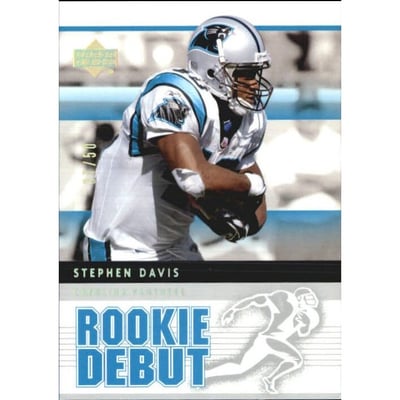 2005 Upper Deck Rookie Debut Gold Spectrum #13 Stephen Davis