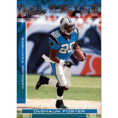 2006 Absolute Memorabilia Spectrum Silver Retail #22 DeShaun Foster