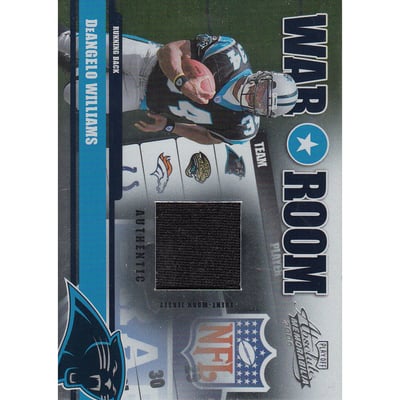 2006 Absolute Memorabilia War Room Materials #27 DeAngelo Williams