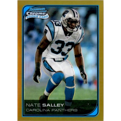 2006 Bowman Chrome Gold Refractors #91 Nate Salley