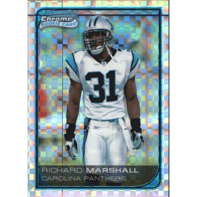 2006 Bowman Chrome Xfractors #14 Richard Marshall