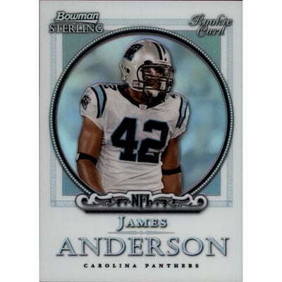 2006 Bowman Sterling Refractors #43 James Anderson