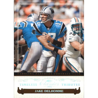 2006 Donruss Classics Timeless Tributes Silver #13 Jake Delhomme