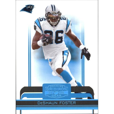 2006 Donruss Gridiron Gear Platinum Holofoil #14 DeShaun Foster