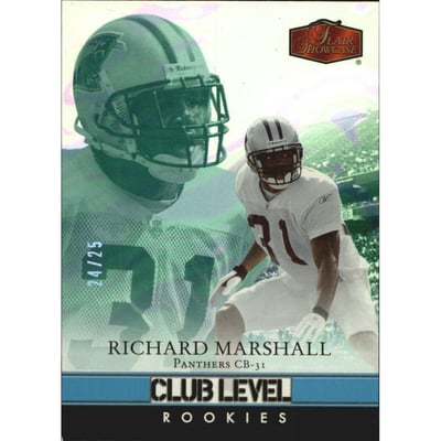 2006 Flair Showcase Emerald #149 Richard Marshall