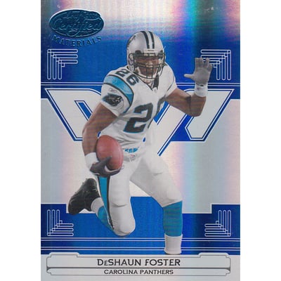 2006 Leaf Certified Materials Mirror Blue #20 DeShaun Foster