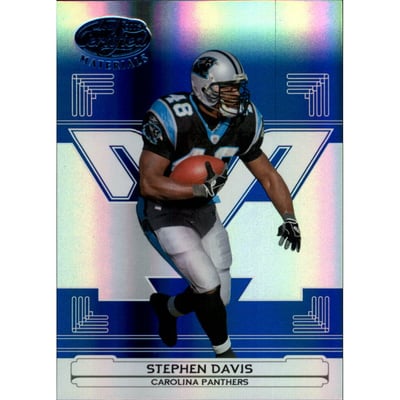 2006 Leaf Certified Materials Mirror Blue #22 Stephen Davis
