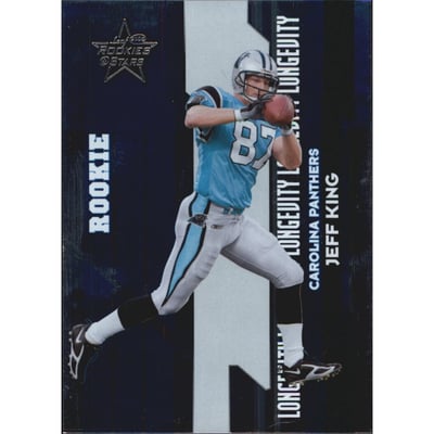2006 Leaf Rookies and Stars Longevity Silver Parallel #127 Jeff King