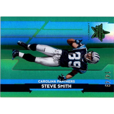 2006 Leaf Rookies and Stars Longevity Target Emerald Parallel #17 Steve Smith