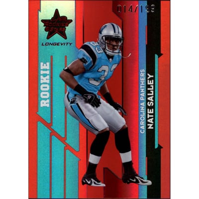 2006 Leaf Rookies and Stars Longevity Target Ruby Parallel #175 Nate Salley