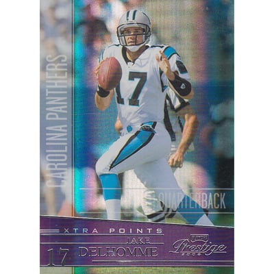 2006 Playoff Prestige Xtra Points Purple #20 Jake Delhomme