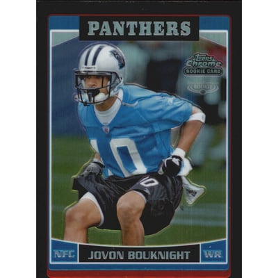 2006 Topps Chrome Black Refractors #202 Jovon Bouknight