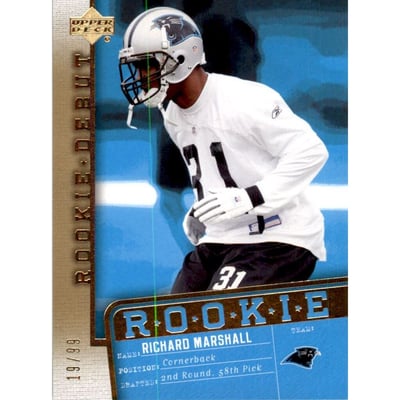 2006 Upper Deck Rookie Debut Gold #113 Richard Marshall