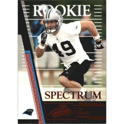 2007 Absolute Memorabilia Spectrum Red Retail #186 Tim Shaw