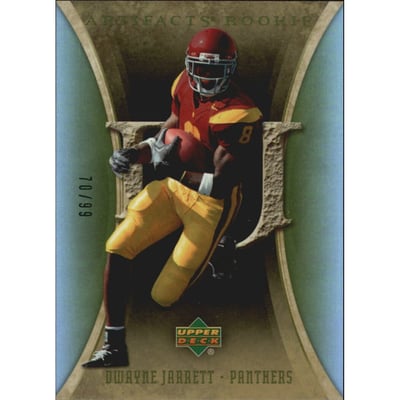 2007 Artifacts Green #171 Dwayne Jarrett