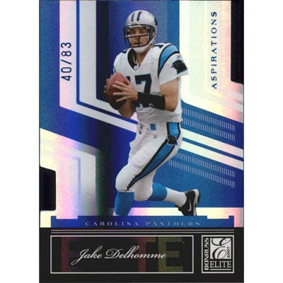 2007 Donruss Elite Aspirations #15 Jake Delhomme/83