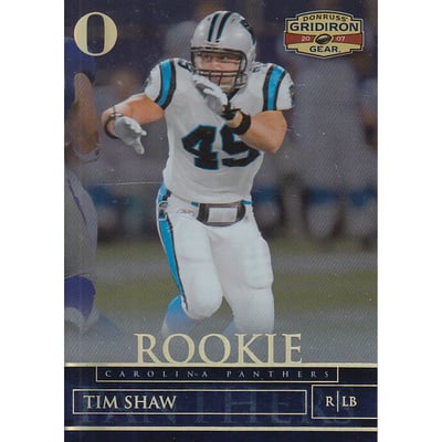 2007 Donruss Gridiron Gear Gold Holofoil O's #194 Tim Shaw