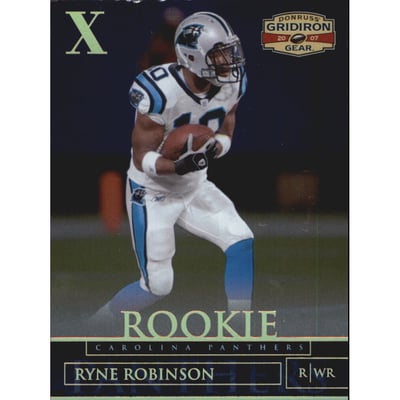 2007 Donruss Gridiron Gear Gold Holofoil X's #183 Ryne Robinson