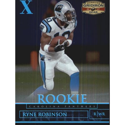 2007 Donruss Gridiron Gear Platinum Holofoil X's #183 Ryne Robinson