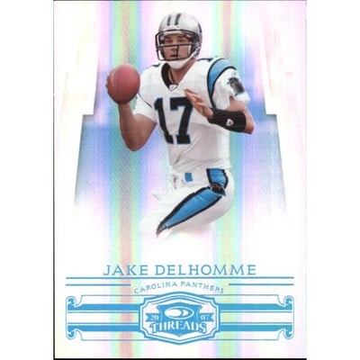 2007 Donruss Threads Platinum Holofoil #67 Jake Delhomme