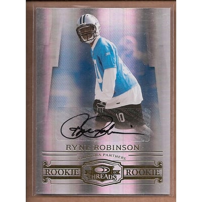 2007 Donruss Threads Rookie Autographs #178 Ryne Robinson/250