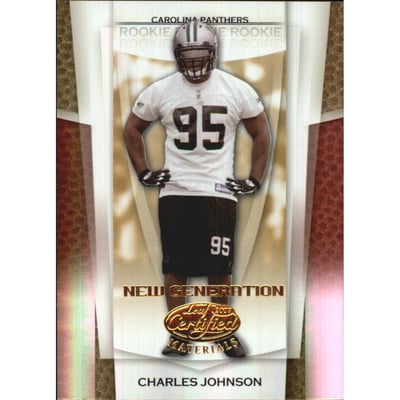 2007 Leaf Certified Materials Mirror Gold #156 Charles Johnson