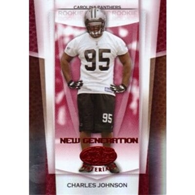 2007 Leaf Certified Materials Mirror Red #156 Charles Johnson