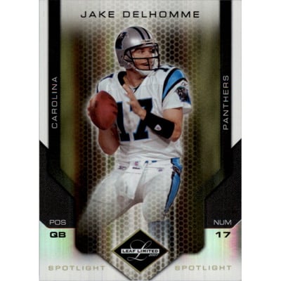 2007 Leaf Limited Gold Spotlight #14 Jake Delhomme