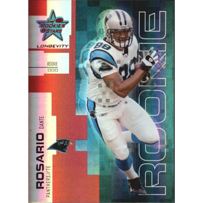 2007 Leaf Rookies and Stars Longevity Ruby #158 Dante Rosario