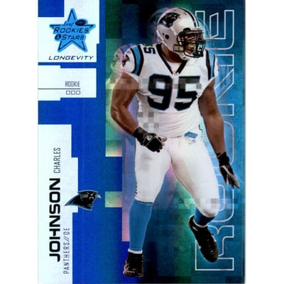 2007 Leaf Rookies and Stars Longevity Sapphire #128 Charles Johnson