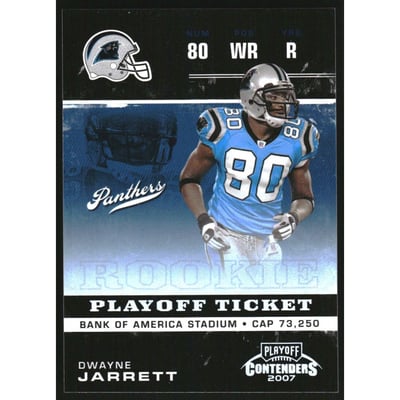 2007 Playoff Contenders Playoff Ticket #144 Dwayne Jarrett
