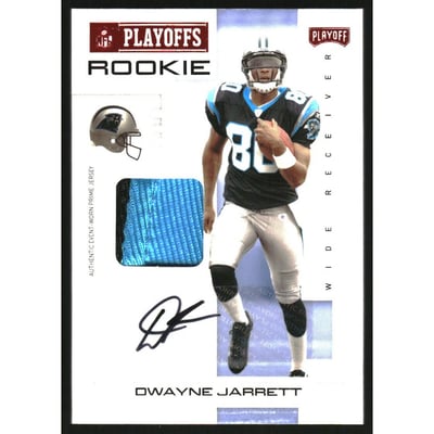 2007 Playoff NFL Playoffs Material Signatures Red Prime #111 Dwayne Jarrett