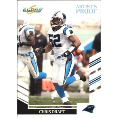 2007 Score Artist's Proof #86 Chris Draft