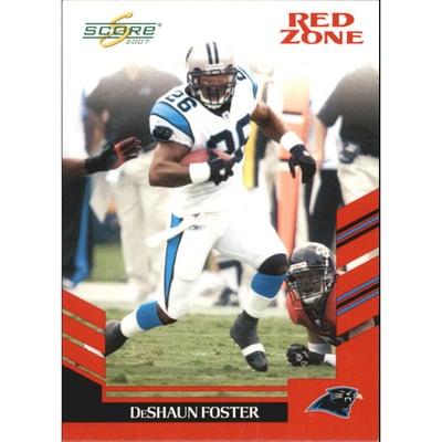2007 Score Red Zone #81 DeShaun Foster