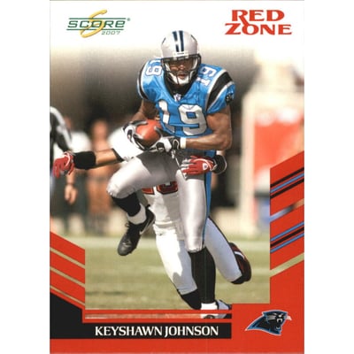 2007 Score Red Zone #83 Keyshawn Johnson