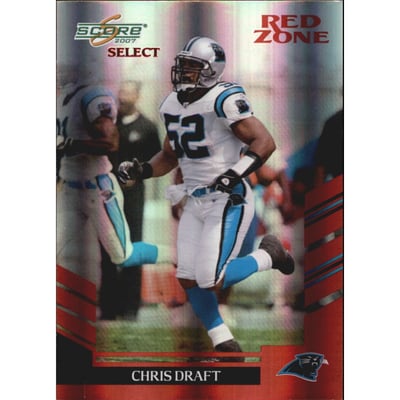 2007 Select Red Zone #86 Chris Draft