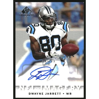 2007 SP Chirography NFL Imagery Autographs Silver #NFLIDJ Dwayne Jarrett